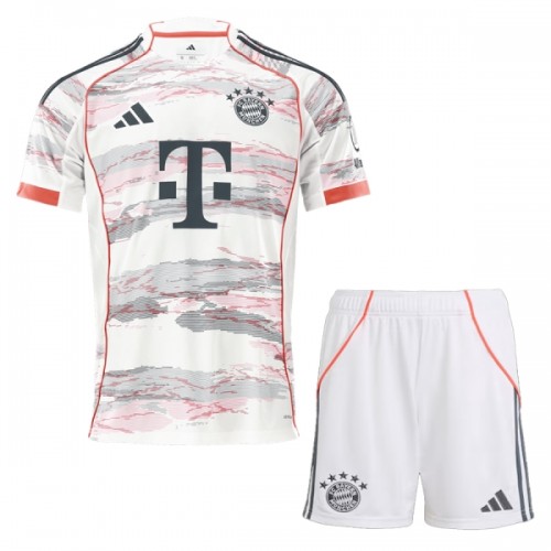 Fotballtrøye FC Bayern München Bortedrakt 2025-26 Kortermet - Barn(+ Shorts) Fotballtrøye FC Bayern München Bortedrakt 2025-26 Kortermet - Barn(+ Shorts)